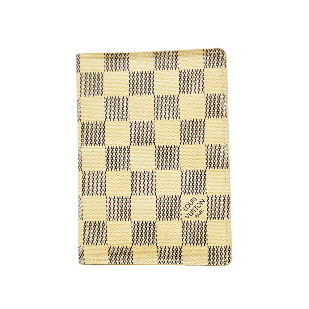 Louis Vuitton Passport Case/Business Card Holder, Damier Azur Couverture N600...